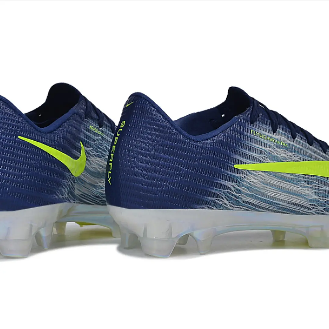 Chuteira Nike Air Zoom Mercurial Vapor 17 Elite FG - Azul e Verde 5