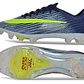Chuteira Nike Air Zoom Mercurial Vapor 17 Elite FG - Azul e Verde - thumbnail 6