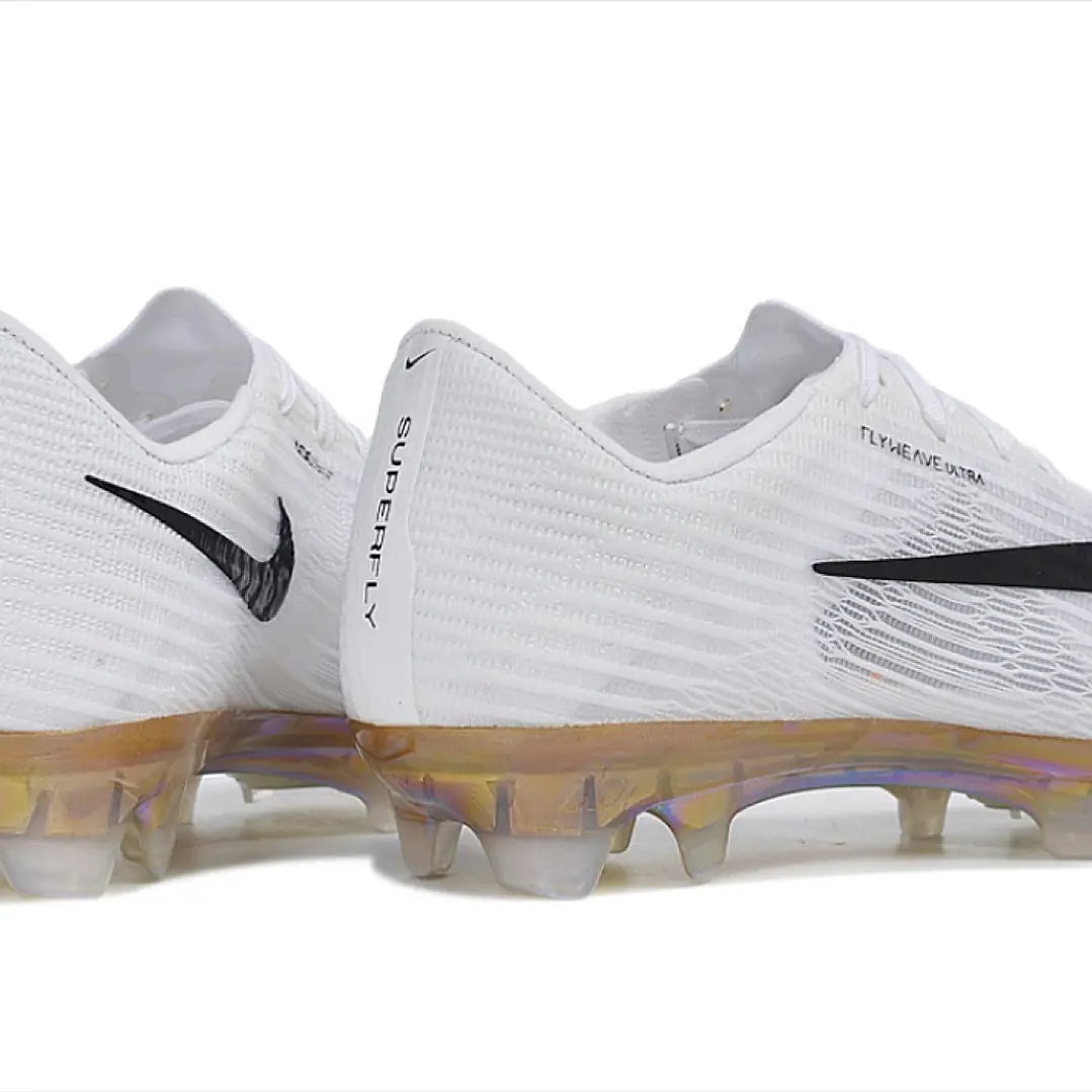 Chuteira Nike Air Zoom Mercurial Vapor 17 Elite FG - Branco e Preto 5