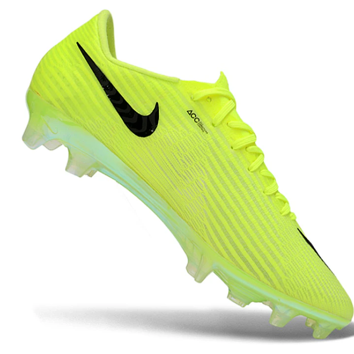 Chuteira Nike Air Zoom Mercurial Vapor 17 Elite FG - Verde Neon e Preto 2
