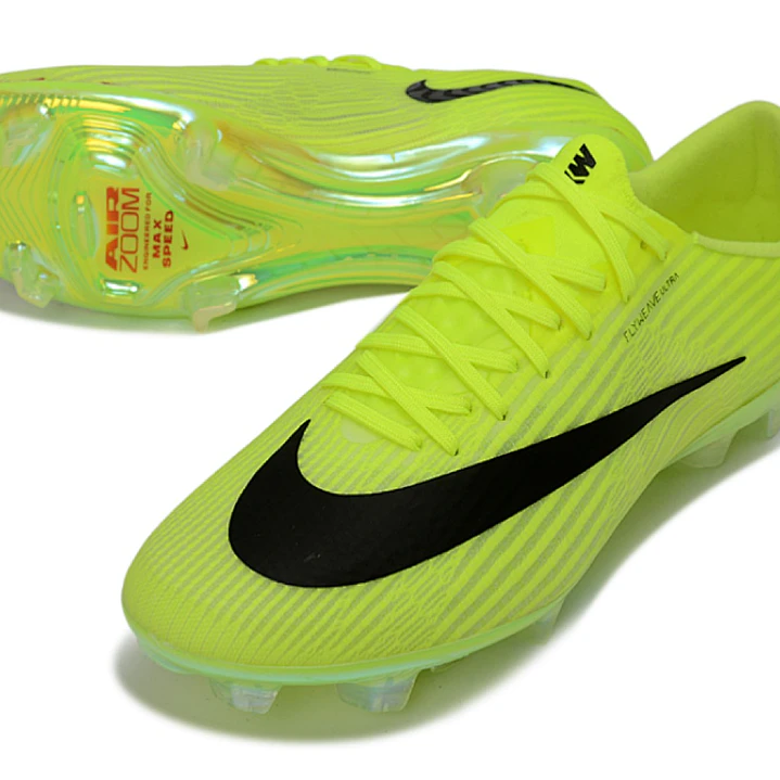 Chuteira Nike Air Zoom Mercurial Vapor 17 Elite FG - Verde Neon e Preto 4