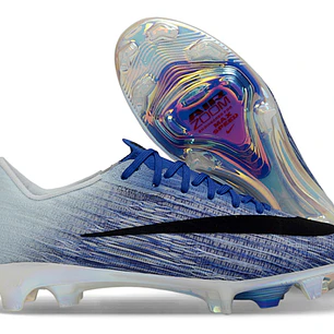 Chuteira Nike Air Zoom Mercurial Vapor 17 Elite FG - Azul e Preto
