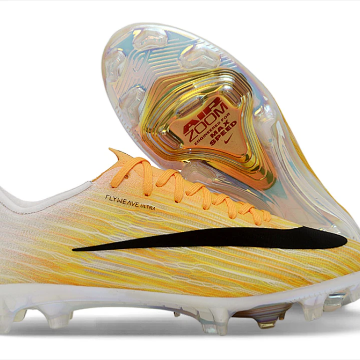 Chuteira Nike Air Zoom Mercurial Vapor 17 Elite FG - Amarelo, Branco e Preto 1