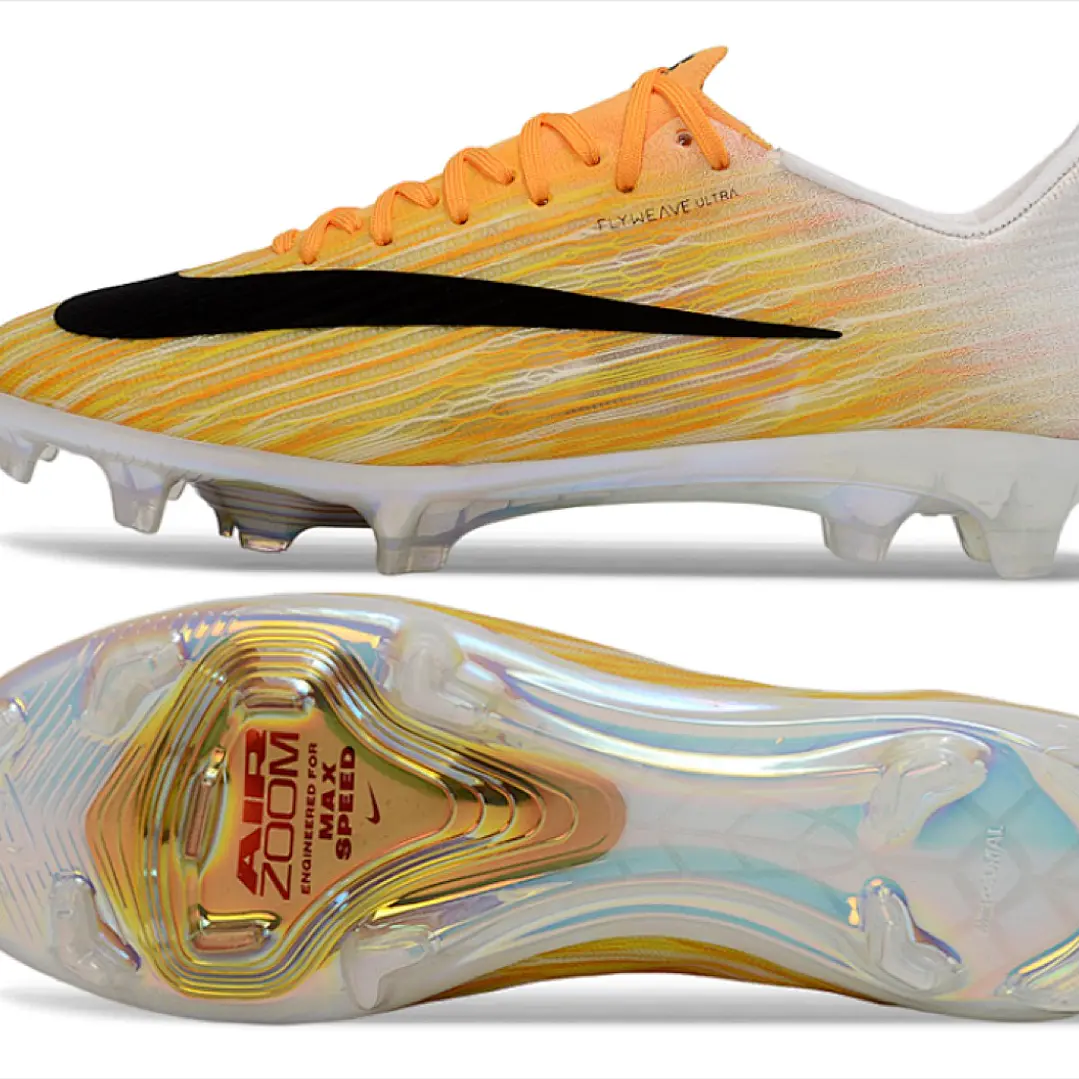 Chuteira Nike Air Zoom Mercurial Vapor 17 Elite FG - Amarelo, Branco e Preto 5