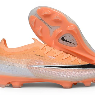 Chuteira Nike Mercurial Vapor 17 Elite SE FG - Laranja, Branco e Preto