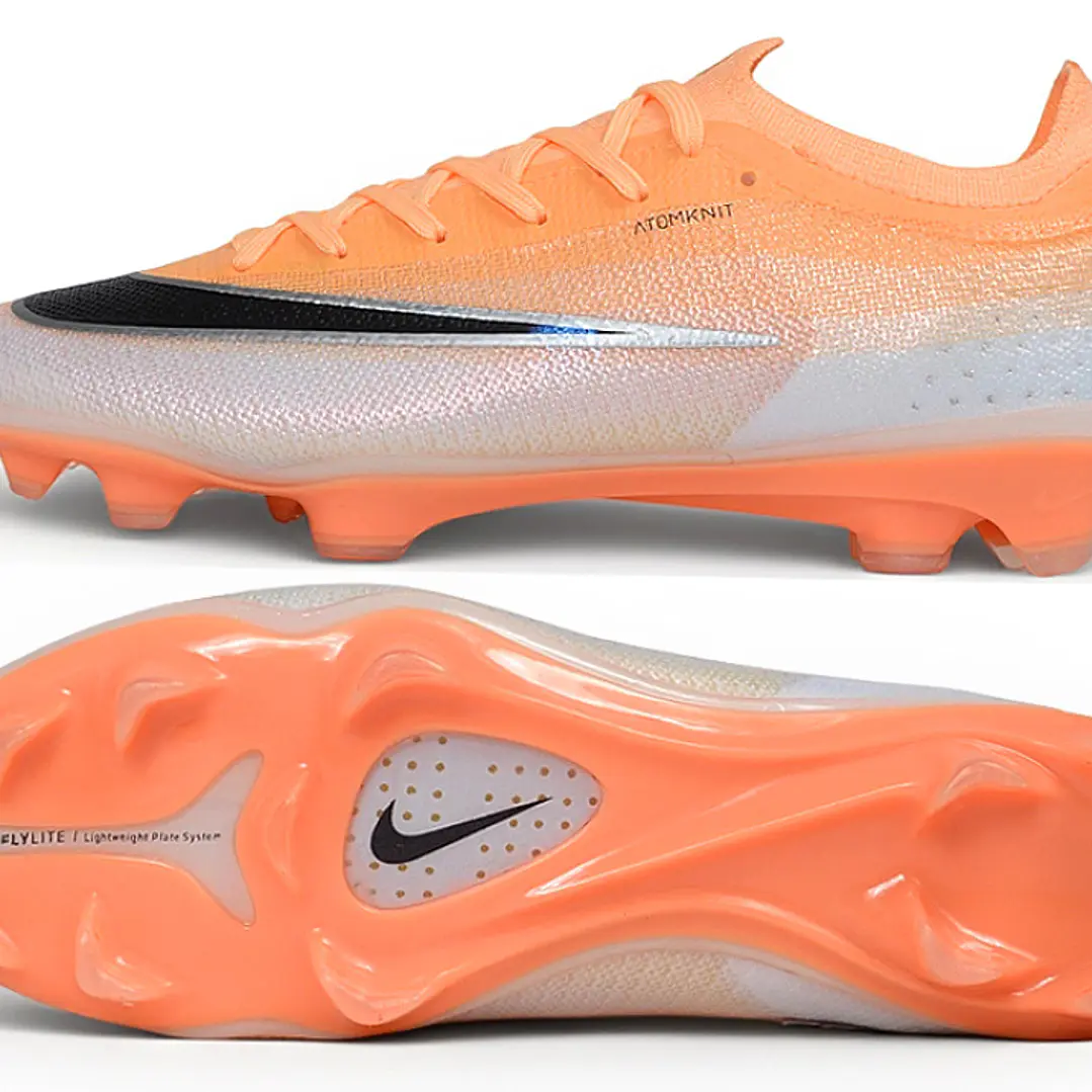 Chuteira Nike Mercurial Vapor 17 Elite SE FG - Laranja, Branco e Preto 6