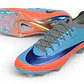 Chuteira Nike Mercurial Vapor 17 Elite SE FG - Lunar, Azul e Laranja - Thumbnail 4