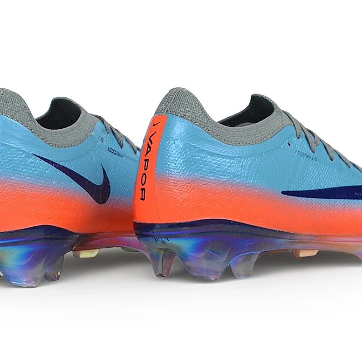 Chuteira Nike Mercurial Vapor 17 Elite SE FG - Lunar, Azul e Laranja 5