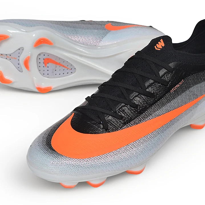 Chuteira Nike Mercurial Vapor 17 Elite SE FG - Branco e Laranja 4