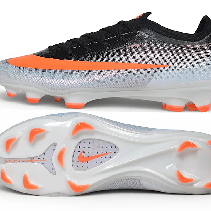 Chuteira Nike Mercurial Vapor 17 Elite SE FG - Branco e Laranja 6