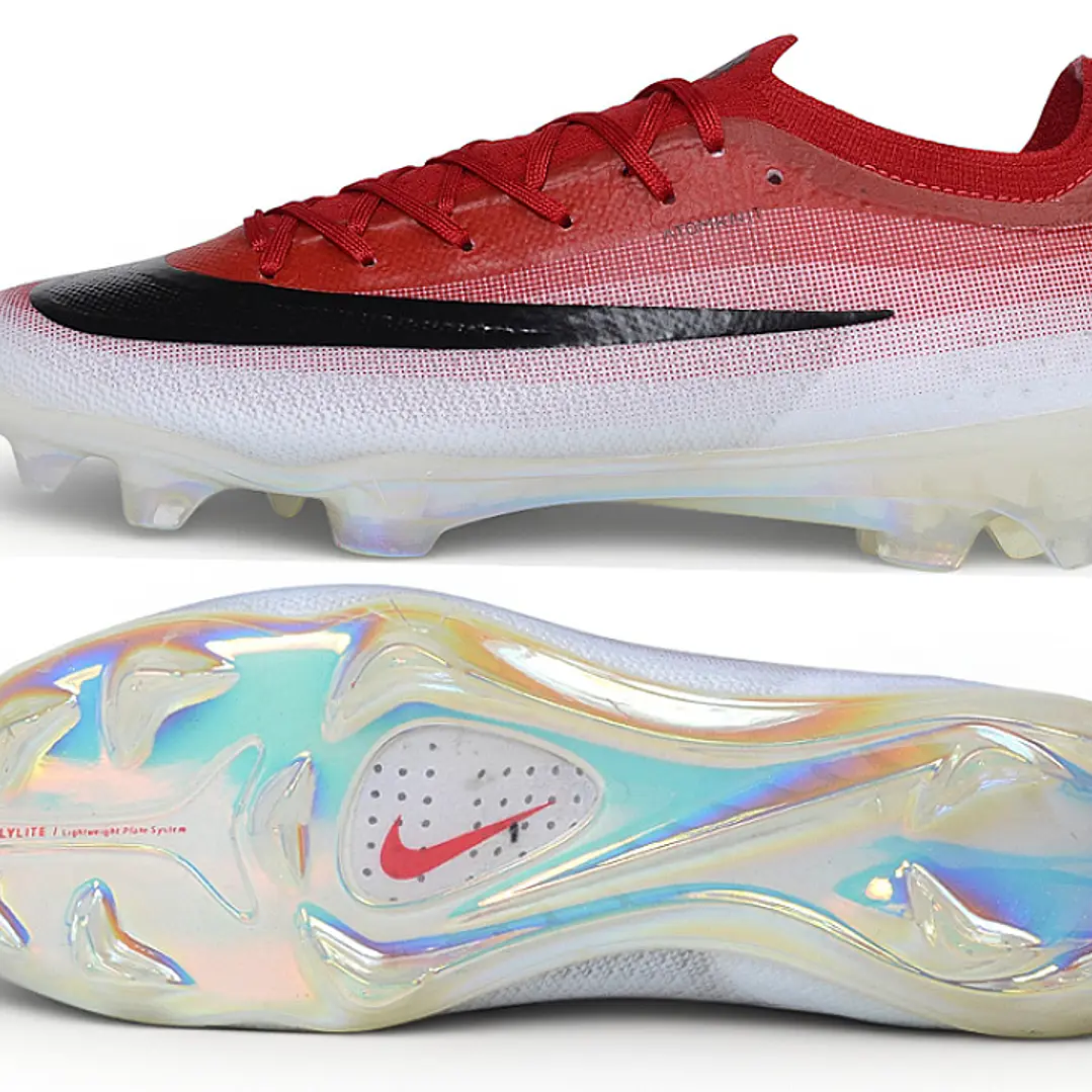 Chuteira Nike Mercurial Vapor 17 Elite SE FG - Vermelho e Preto 6