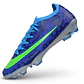 Chuteira Nike Mercurial Vapor 17 Elite SE FG - Azul e Verde - Thumbnail 3