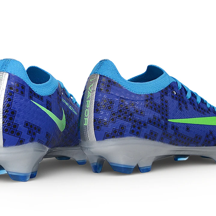 Chuteira Nike Mercurial Vapor 17 Elite SE FG - Azul e Verde 5