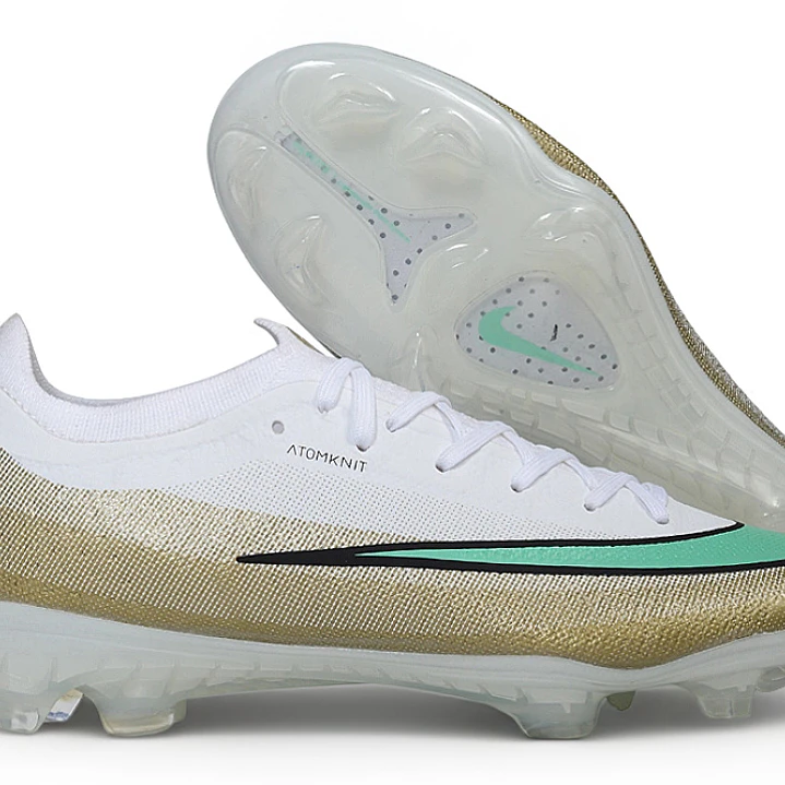 Chuteira Nike Mercurial Vapor 17 Elite SE FG - Branco, Dourado e Jade 1