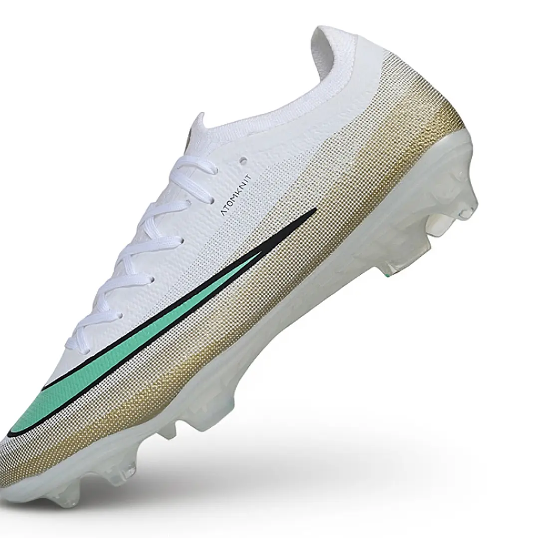 Chuteira Nike Mercurial Vapor 17 Elite SE FG - Branco, Dourado e Jade 2