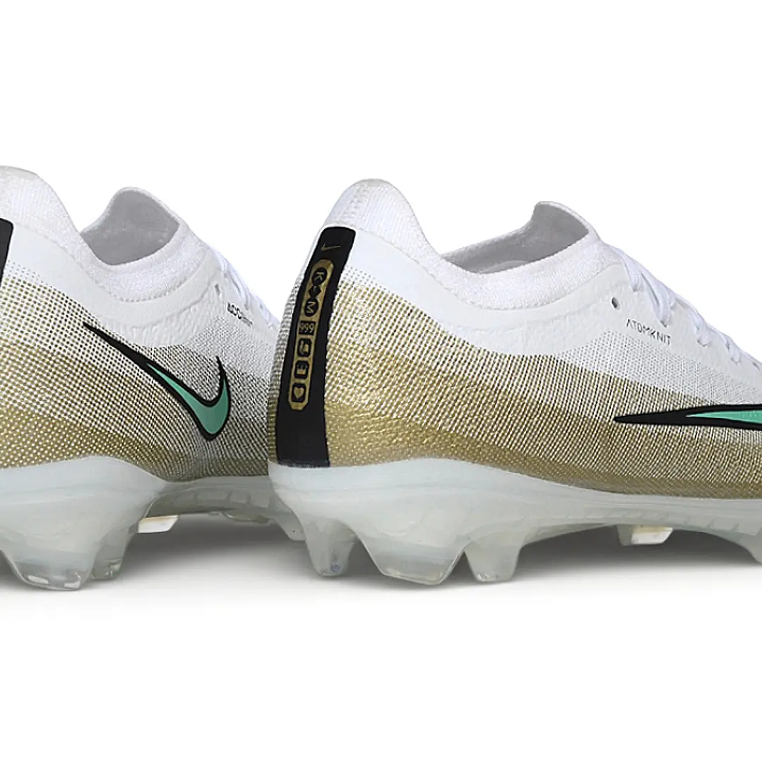 Chuteira Nike Mercurial Vapor 17 Elite SE FG - Branco, Dourado e Jade 4