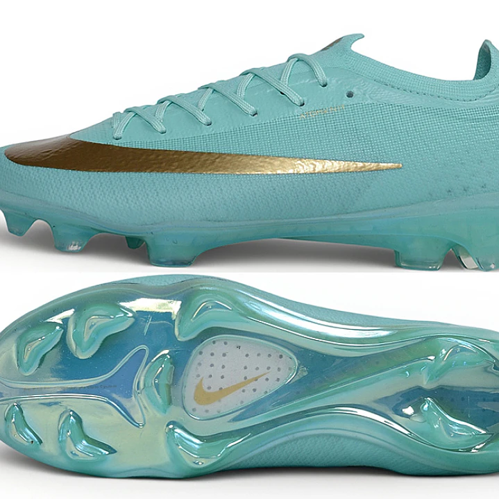 Chuteira Nike Mercurial Vapor 17 Elite SE FG - Jade e Preto 5