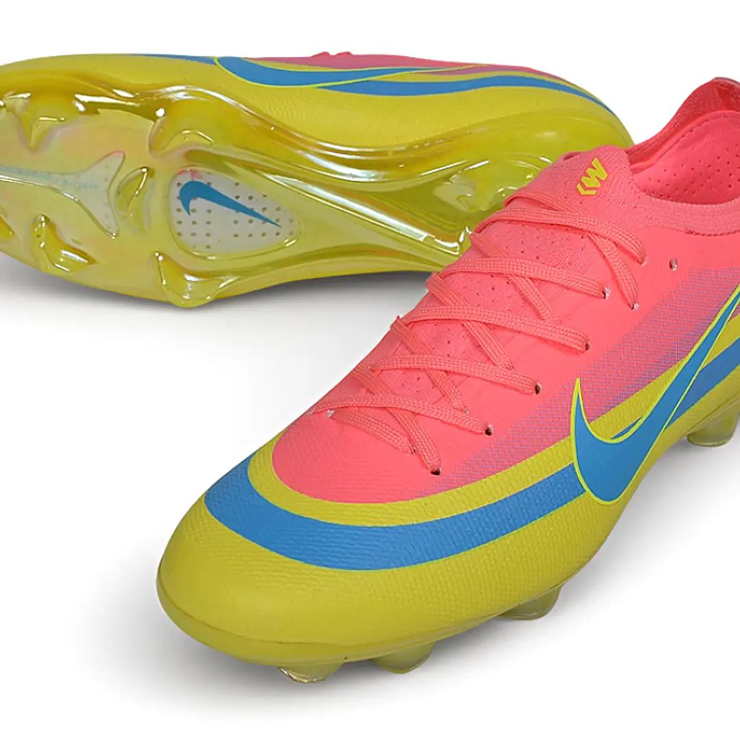 Chuteira Nike Mercurial Vapor 17 Elite SE FG - Vermelho, Verde e Azul 3