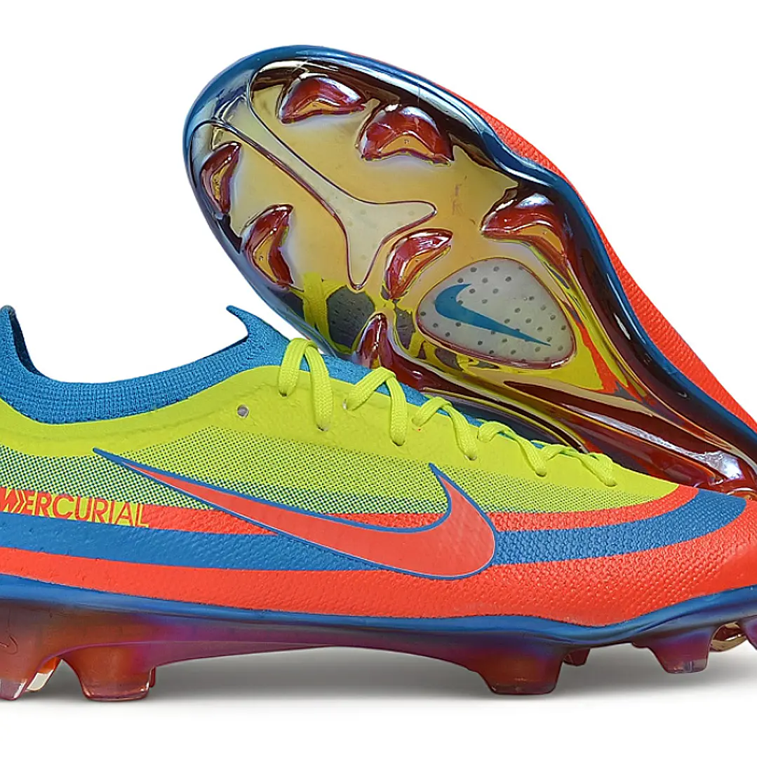 Chuteira Nike Mercurial Vapor 17 Elite SE FG - Vermelho e Verde 1
