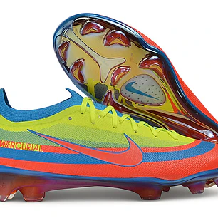 Chuteira Nike Mercurial Vapor 17 Elite SE FG - Vermelho e Verde