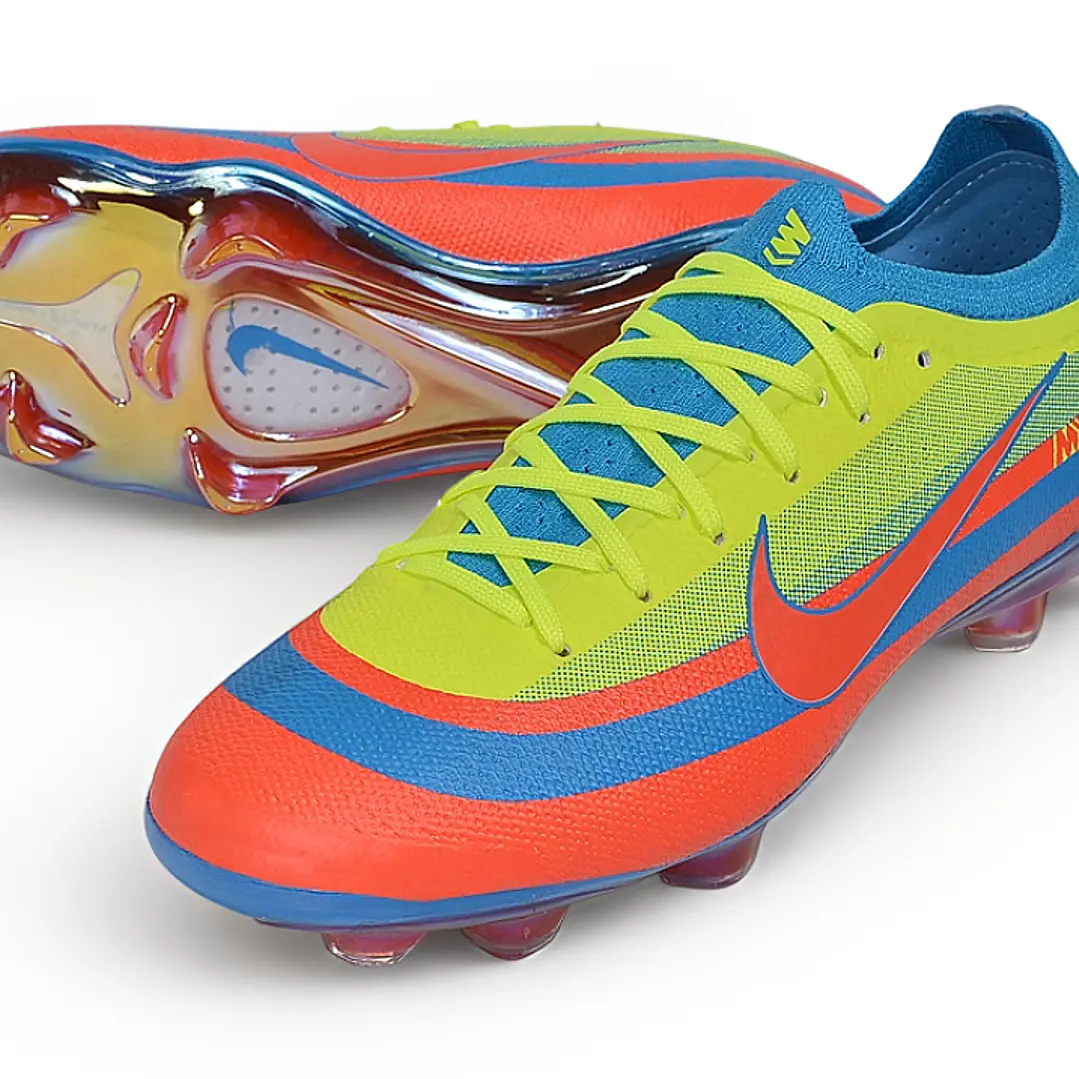 Chuteira Nike Mercurial Vapor 17 Elite SE FG - Vermelho e Verde 4