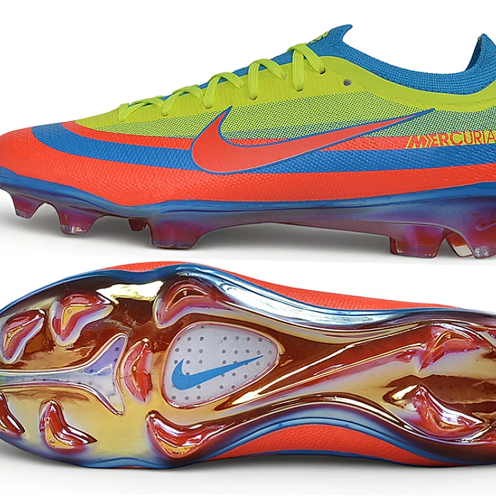 Chuteira Nike Mercurial Vapor 17 Elite SE FG - Vermelho e Verde 6