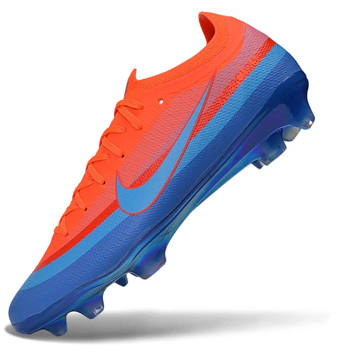 Chuteira Nike Air Zoom Mercurial Superfly XI Elite FG - Azul e Laranja 3
