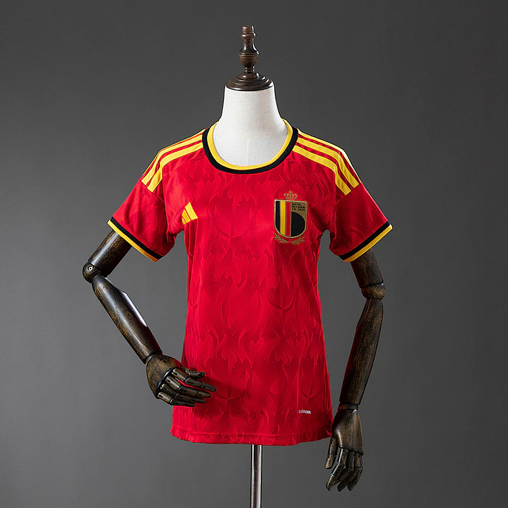 Camisa Bélgica 2026 Casa Feminina 1
