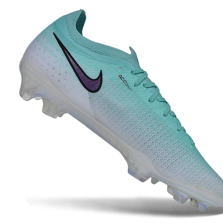 Chuteira Nike Air Zoom Mercurial Superfly XI Elite FG - Jade e Roxo 2