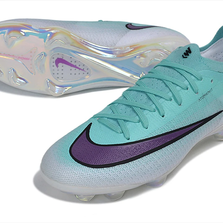 Chuteira Nike Air Zoom Mercurial Superfly XI Elite FG - Jade e Roxo 4