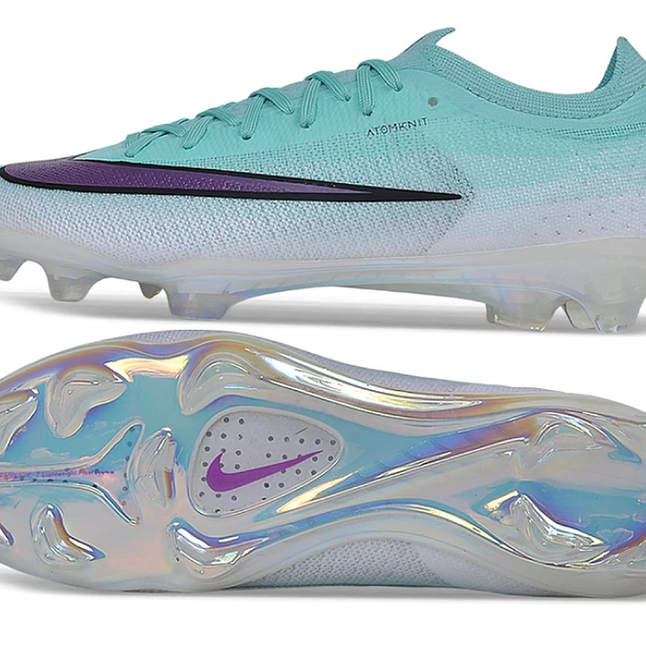 Chuteira Nike Air Zoom Mercurial Superfly XI Elite FG - Jade e Roxo 6