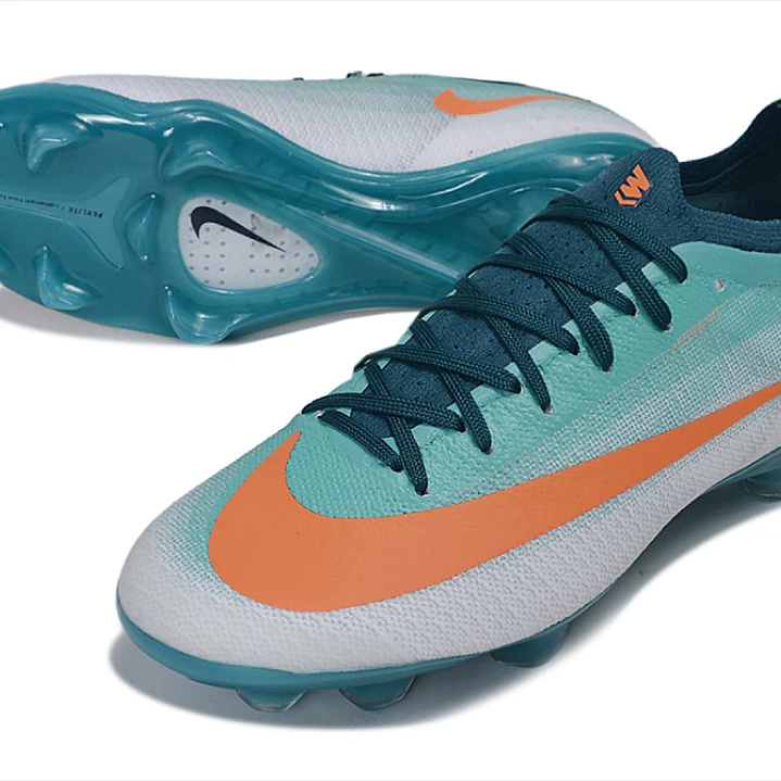 Chuteira Nike Air Zoom Mercurial Superfly XI Elite FG - Branco, Jade e Laranja 3