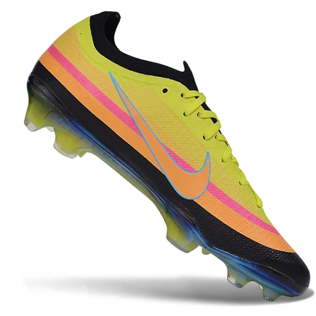 Chuteira Nike Air Zoom Mercurial Superfly XI Elite FG - Preto, Amarelo e Laranja 2