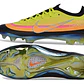 Chuteira Nike Air Zoom Mercurial Superfly XI Elite FG - Preto, Amarelo e Laranja - Thumbnail 5
