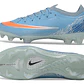 Chuteira Nike Air Zoom Mercurial Superfly XI Elite FG - Jade e Laranja - Thumbnail 5