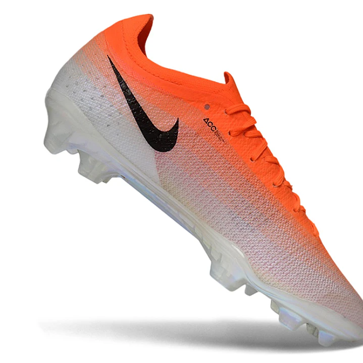 Chuteira Nike Mercurial Vapor 17 Elite FG - Laranja e Branco Iridescente 2