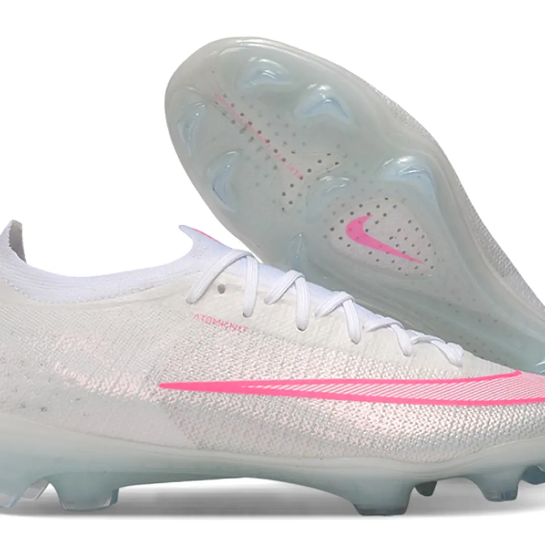 Chuteira Nike Mercurial Vapor 17 Elite FG - Cinza e Rosa 1