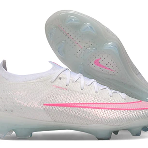 Chuteira Nike Mercurial Vapor 17 Elite FG - Cinza e Rosa