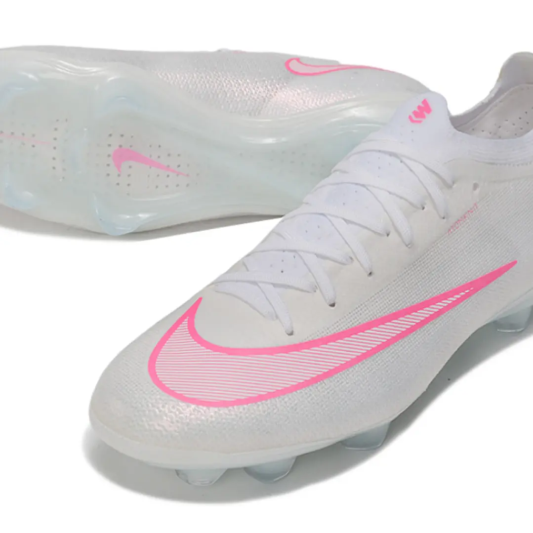 Chuteira Nike Mercurial Vapor 17 Elite FG - Cinza e Rosa 2