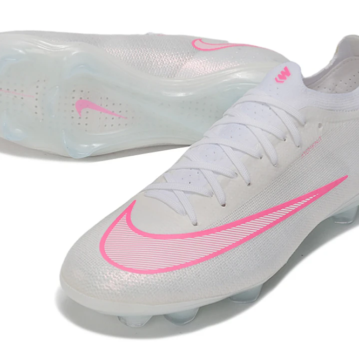 Chuteira Nike Mercurial Vapor 17 Elite FG - Cinza e Rosa 2