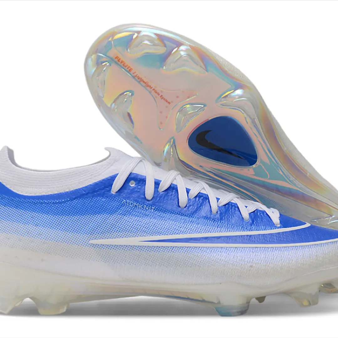 Chuteira Nike Mercurial Vapor 17 Elite FG - Azul e Branco 1