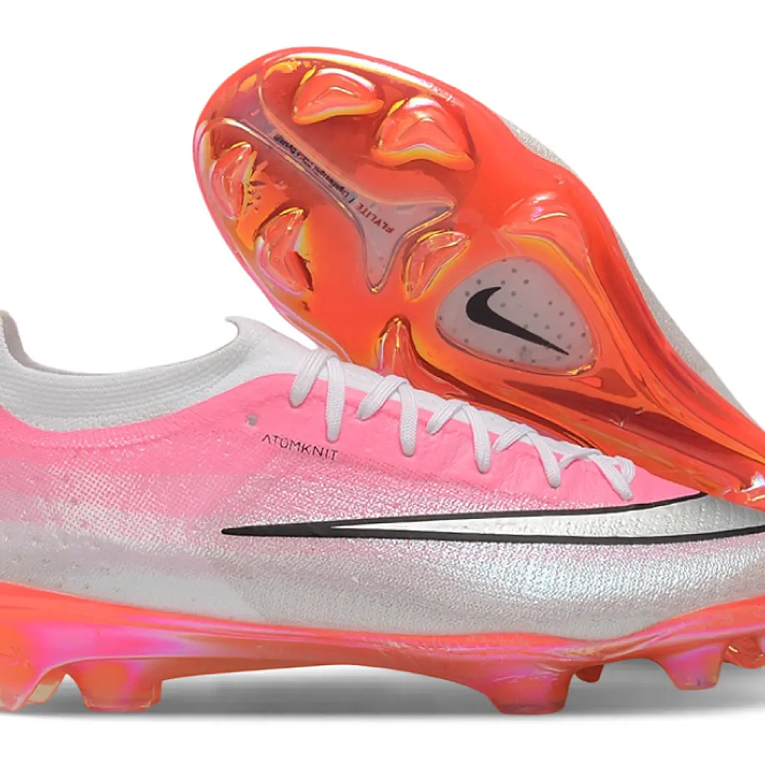 Chuteira Nike Air Zoom Mercurial Superfly XI Elite FG - Rosa, Branco e Preto 1
