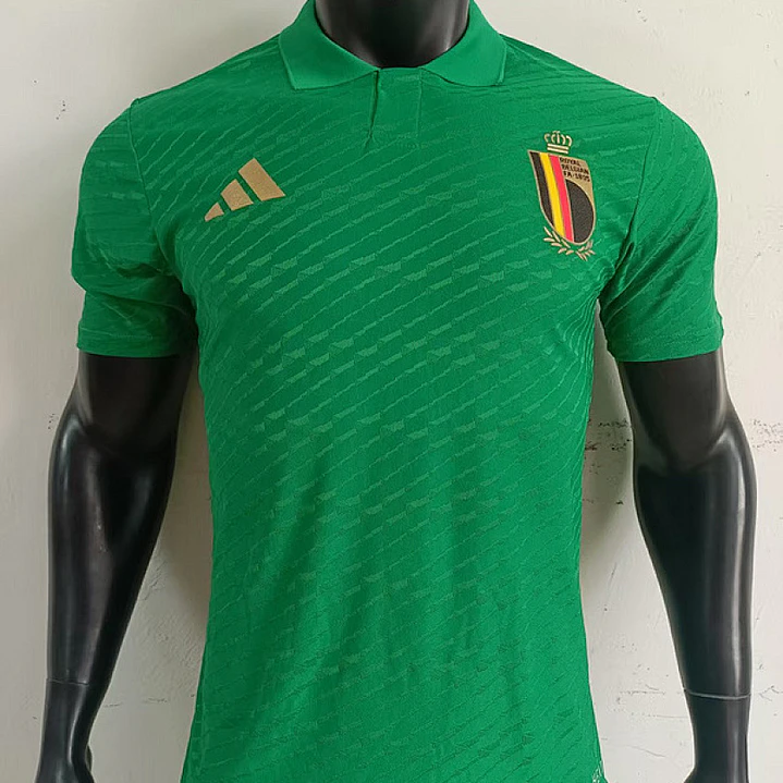 Polo Bélgica 25/26 Verde - Versão Jogador 1