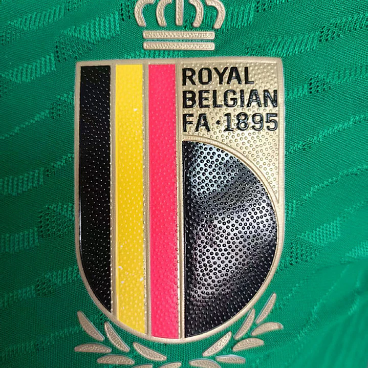 Polo Bélgica 25/26 Verde - Versão Jogador 2