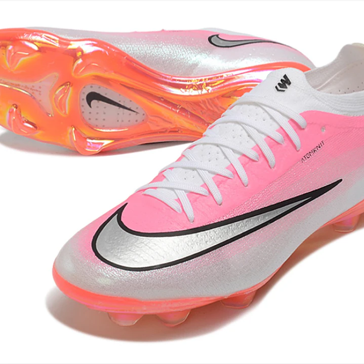 Chuteira Nike Air Zoom Mercurial Superfly XI Elite FG - Rosa, Branco e Preto 4