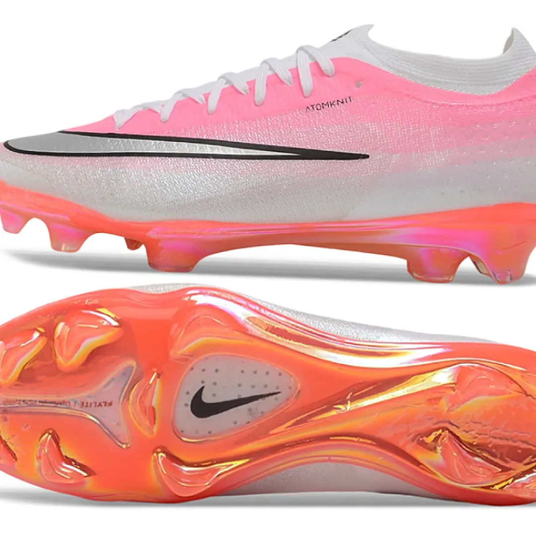 Chuteira Nike Air Zoom Mercurial Superfly XI Elite FG - Rosa, Branco e Preto 6