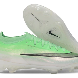 Chuteira Nike Air Zoom Mercurial Vapor 17 Elite FG - Azul, Branco e Preto