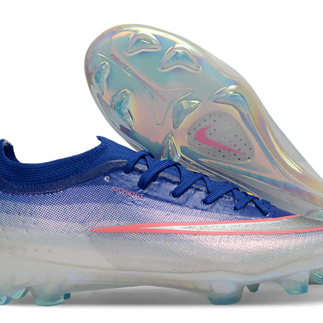 Chuteira Nike Air Zoom Mercurial Vapor 17 Elite FG - Azul, Branco e Rosa 1