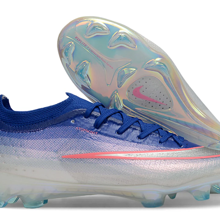 Chuteira Nike Air Zoom Mercurial Vapor 17 Elite FG - Azul, Branco e Rosa 1