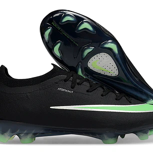 Chuteira Nike Air Zoom Mercurial Vapor 17 Elite FG - Preto e Verde